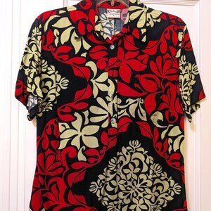 Women's Hawaiian Tiki shirt